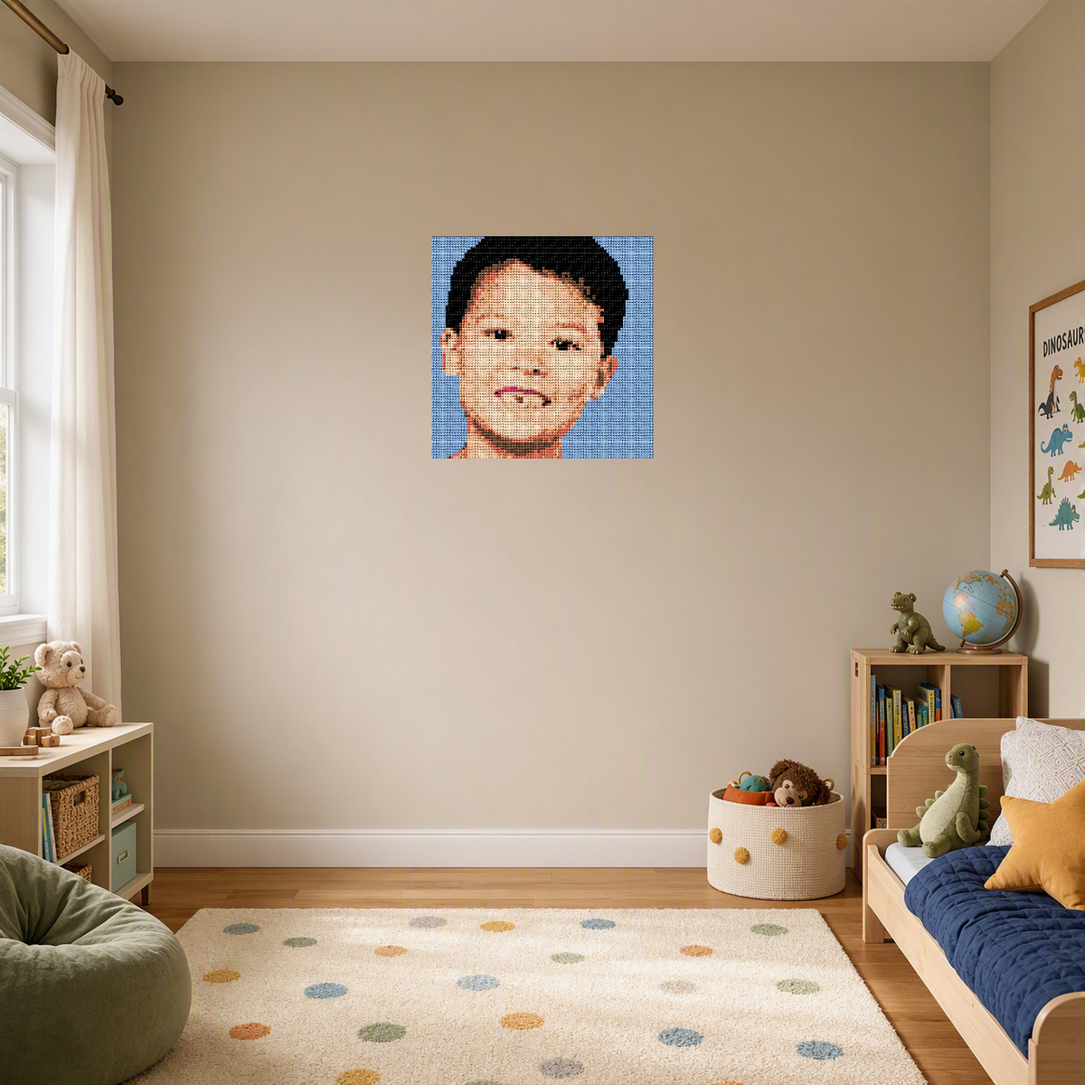 Custom Buildable Pixel Portrait from Photo (Solo): Transform Your Memories into Unique Art