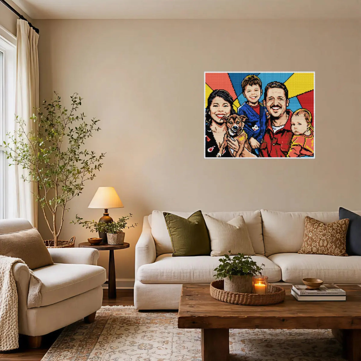 Custom Pixel Portraits (Four and More): Capture Memories with a Unique Touch My Pixel Family